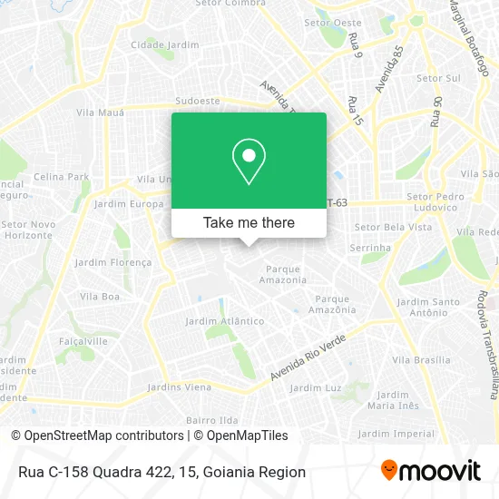 Rua C-158 Quadra 422, 15 map