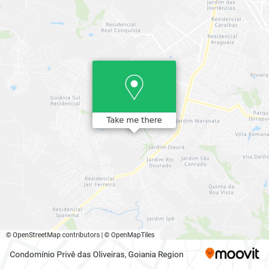 Condomínio Privê das Oliveiras map