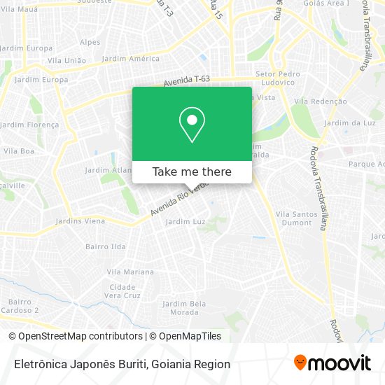 Eletrônica Japonês Buriti map