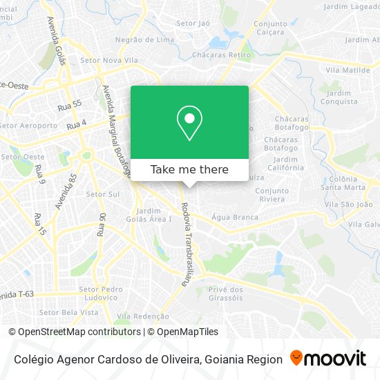 Colégio Agenor Cardoso de Oliveira map