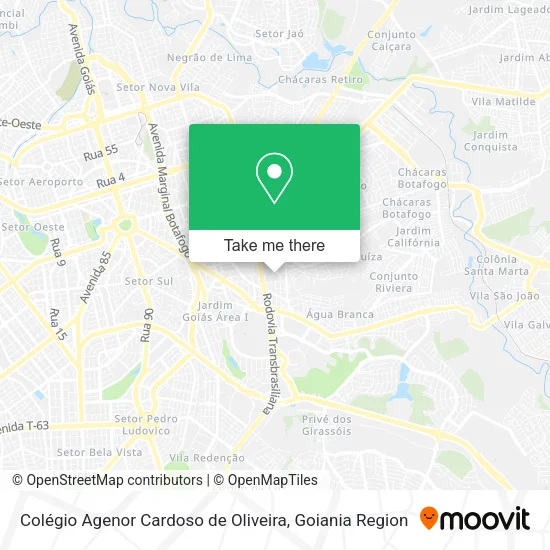 Colégio Agenor Cardoso de Oliveira map