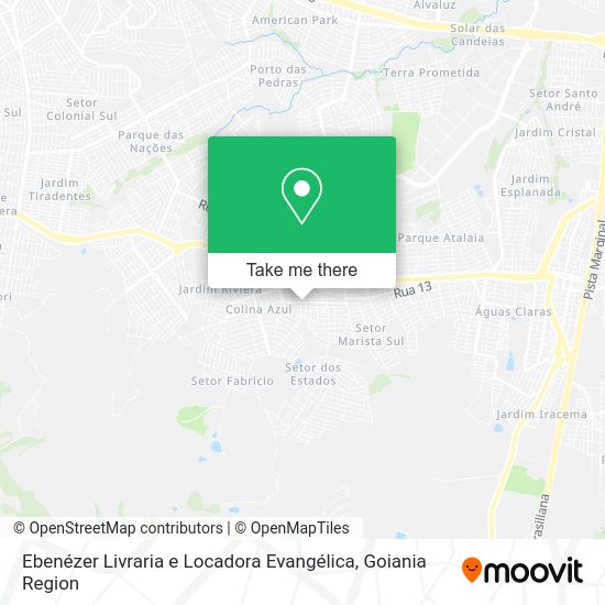 Ebenézer Livraria e Locadora Evangélica map