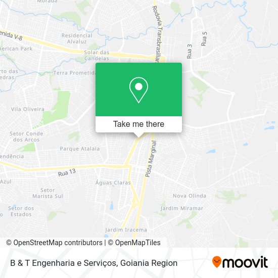 B & T Engenharia e Serviços map