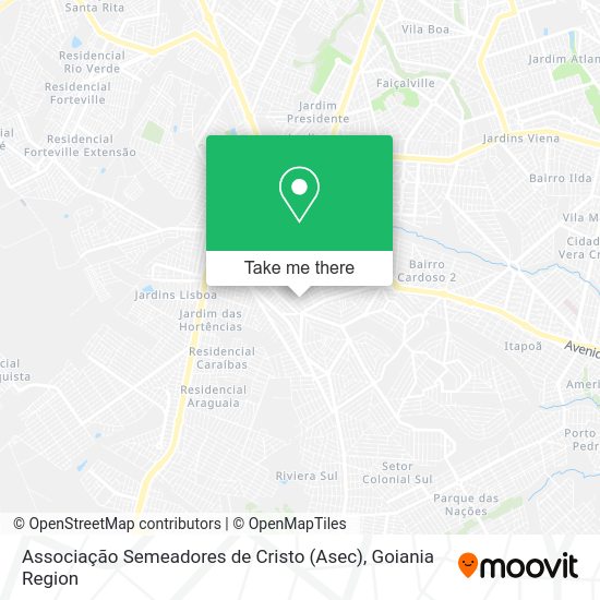 Associação Semeadores de Cristo (Asec) map