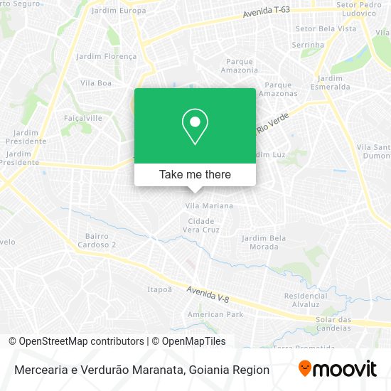Mercearia e Verdurão Maranata map