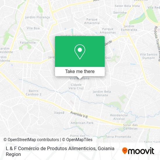 L & F Comércio de Produtos Alimenticios map
