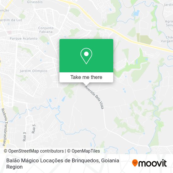 Balão Mágico Locações de Brinquedos map
