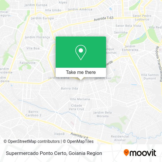 Supermercado Ponto Certo map