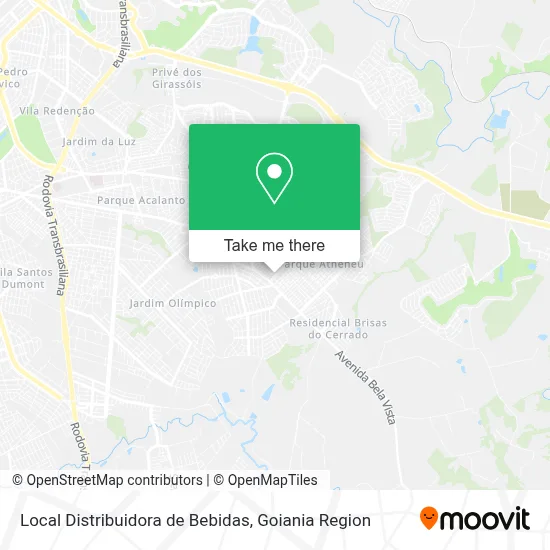 Local Distribuidora de Bebidas map