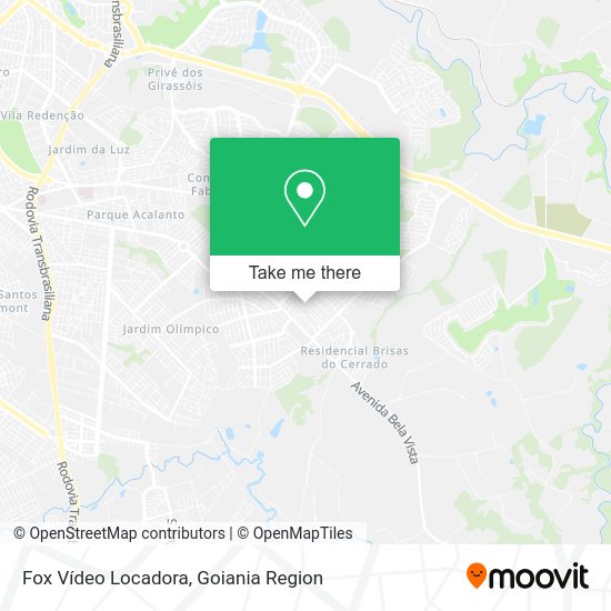 Fox Vídeo Locadora map