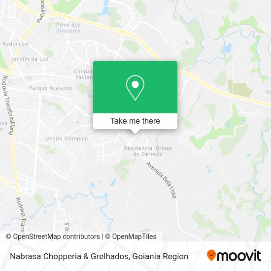 Nabrasa Chopperia & Grelhados map