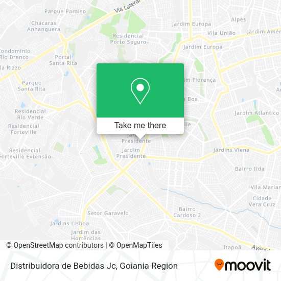 Distribuidora de Bebidas Jc map