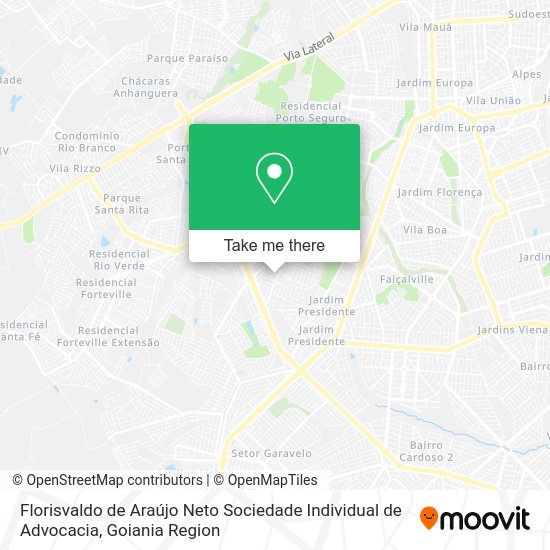 Florisvaldo de Araújo Neto Sociedade Individual de Advocacia map