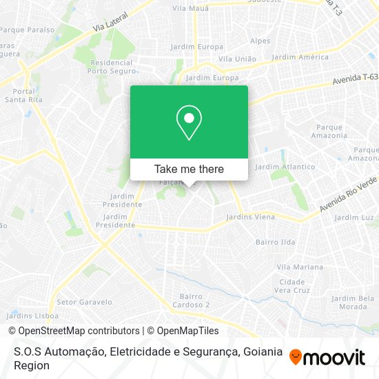 S.O.S Automação, Eletricidade e Segurança map