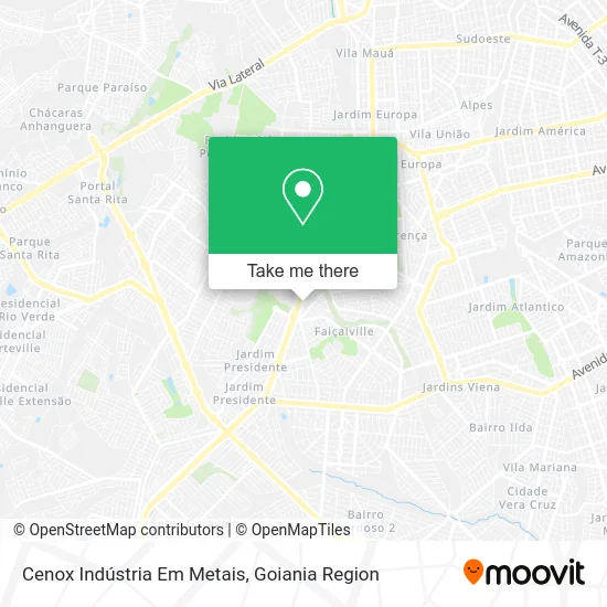 Cenox Indústria Em Metais map