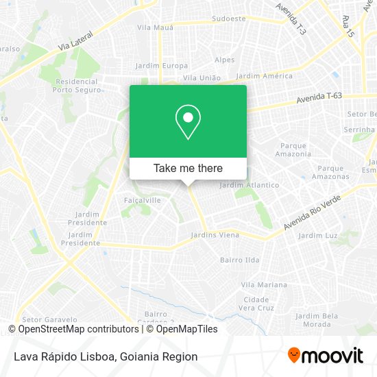 Lava Rápido Lisboa map