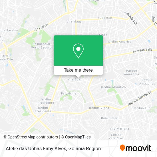 Ateliê das Unhas Faby Alves map
