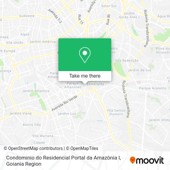 Condominio do Residencial Portal da Amazônia I map