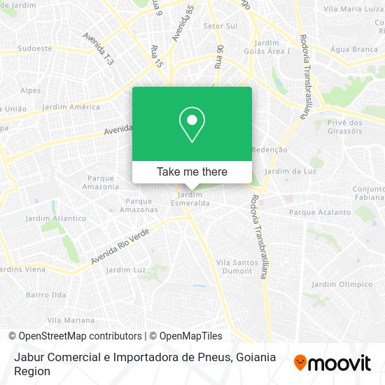 Jabur Comercial e Importadora de Pneus map