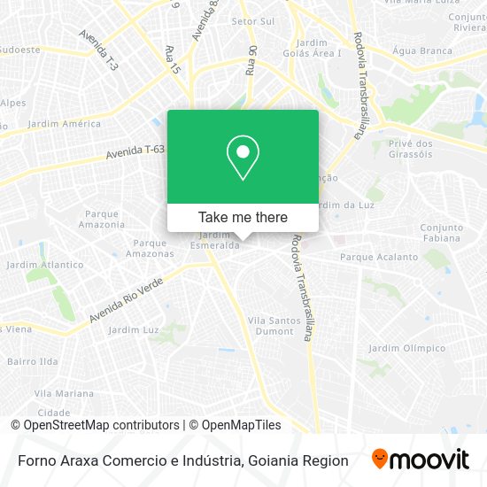 Forno Araxa Comercio e Indústria map
