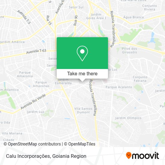 Calu Incorporações map