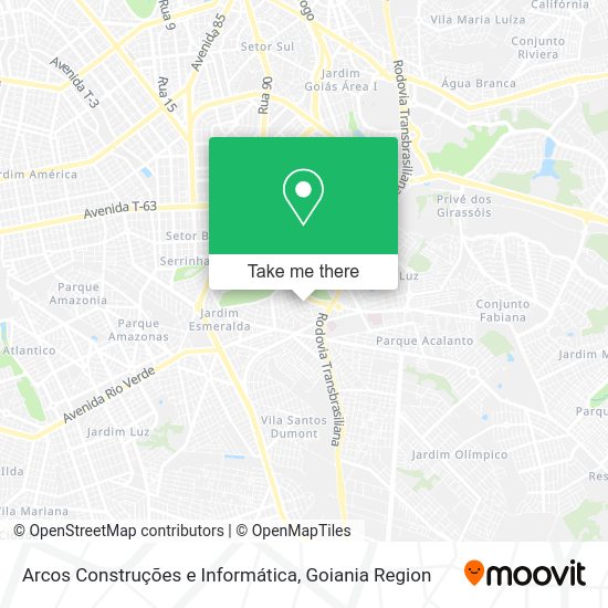 Arcos Construções e Informática map