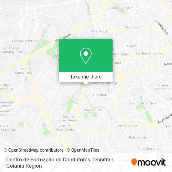 Centro de Formação de Condutores Tecnitran map
