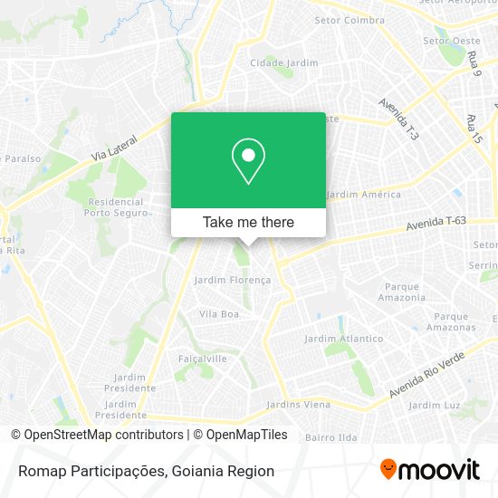 Romap Participações map
