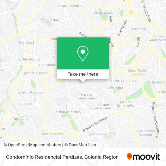 Condomínio Residencial Perdizes map