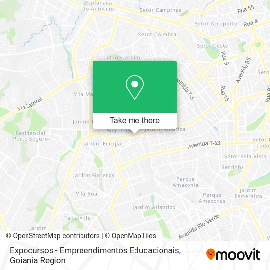 Expocursos - Empreendimentos Educacionais map