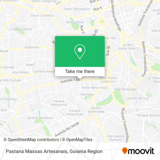 Pastana Massas Artesanais map