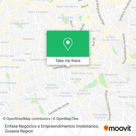 Enfase Negócios e Empreendimentos Imobiliarios map