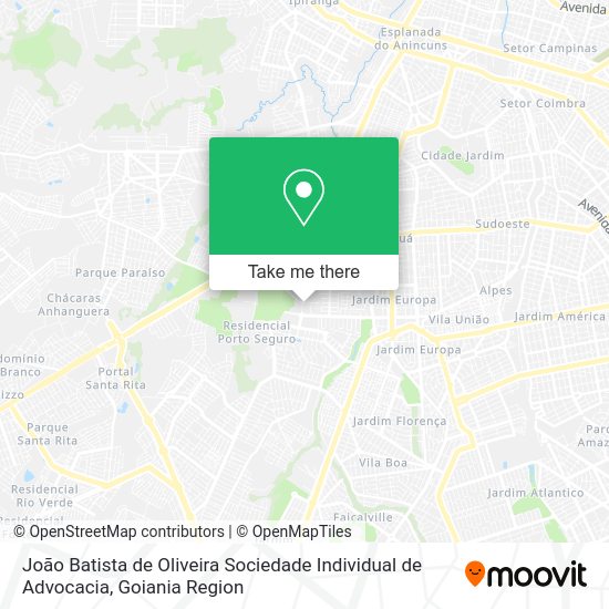 João Batista de Oliveira Sociedade Individual de Advocacia map