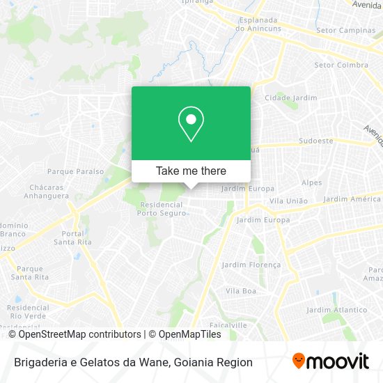 Brigaderia e Gelatos da Wane map