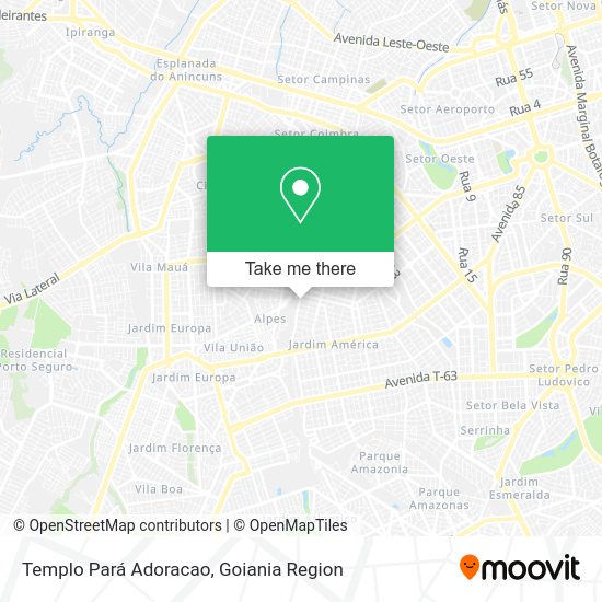 Templo Pará Adoracao map