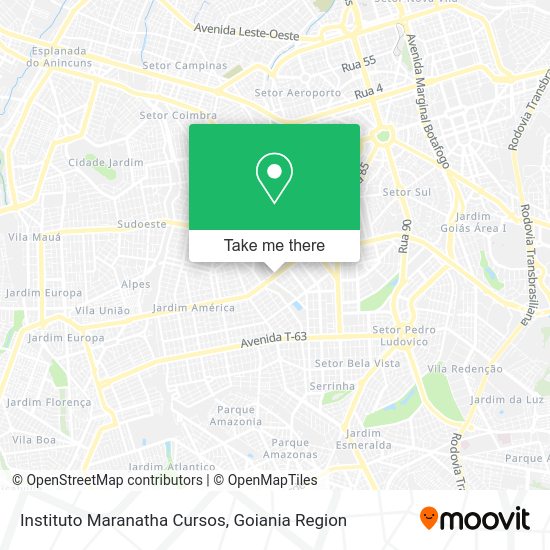 Instituto Maranatha Cursos map
