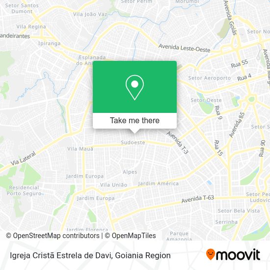 Igreja Cristã Estrela de Davi map