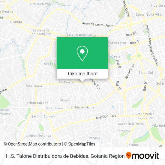 H.S. Talone Distribuidora de Bebidas map