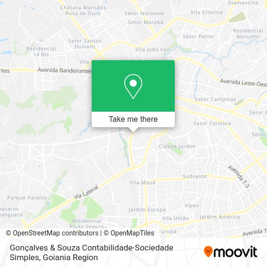 Gonçalves & Souza Contabilidade-Sociedade Simples map