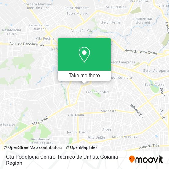 Ctu Podólogia Centro Técnico de Unhas map