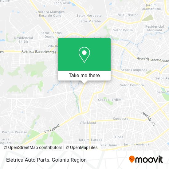 Elétrica Auto Parts map