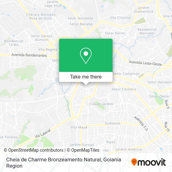 Cheia de Charme Bronzeamento Natural map