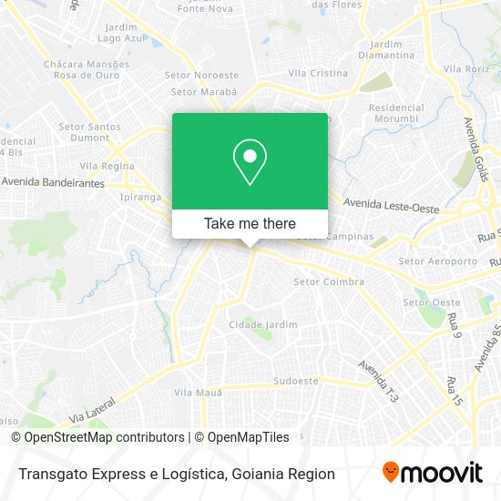 Transgato Express e Logística map