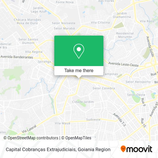Capital Cobranças Extrajudiciais map