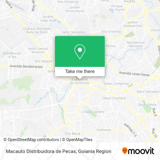 Macauto Distribuidora de Pecas map