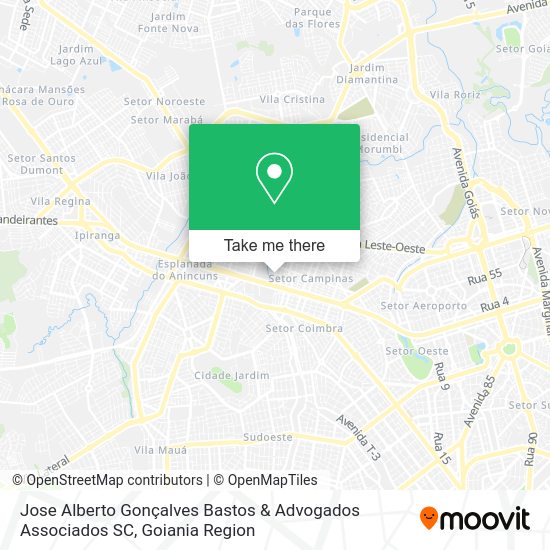 Jose Alberto Gonçalves Bastos & Advogados Associados SC map