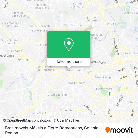 Brasimoveis Móveis e Eletro Domesticos map