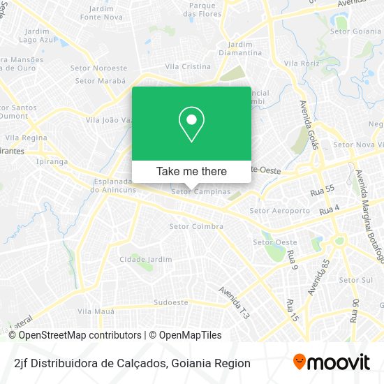 2jf Distribuidora de Calçados map