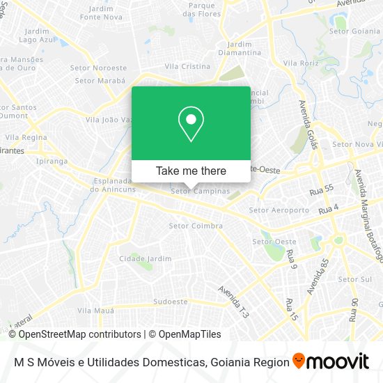 M S Móveis e Utilidades Domesticas map