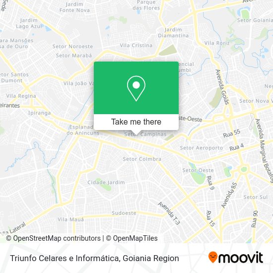 Triunfo Celares e Informática map